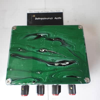 Prescription Electronics Experience Octave Fuzz Effects Pedal Green Swirl w/Box image 7