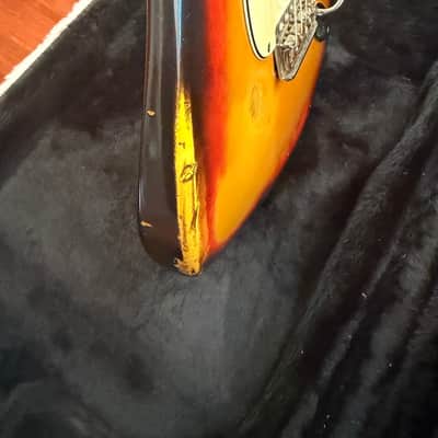 1966 Fender Stratocaster | Original 3-Tone Sunburst | All Original | Grey Bottom Pickups (Brad Gillis Collection) image 9