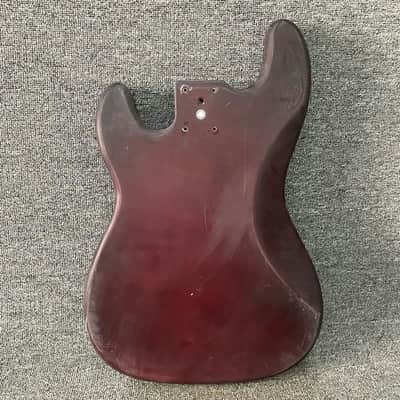 Red 4 String Precision Bass Style Body image 3