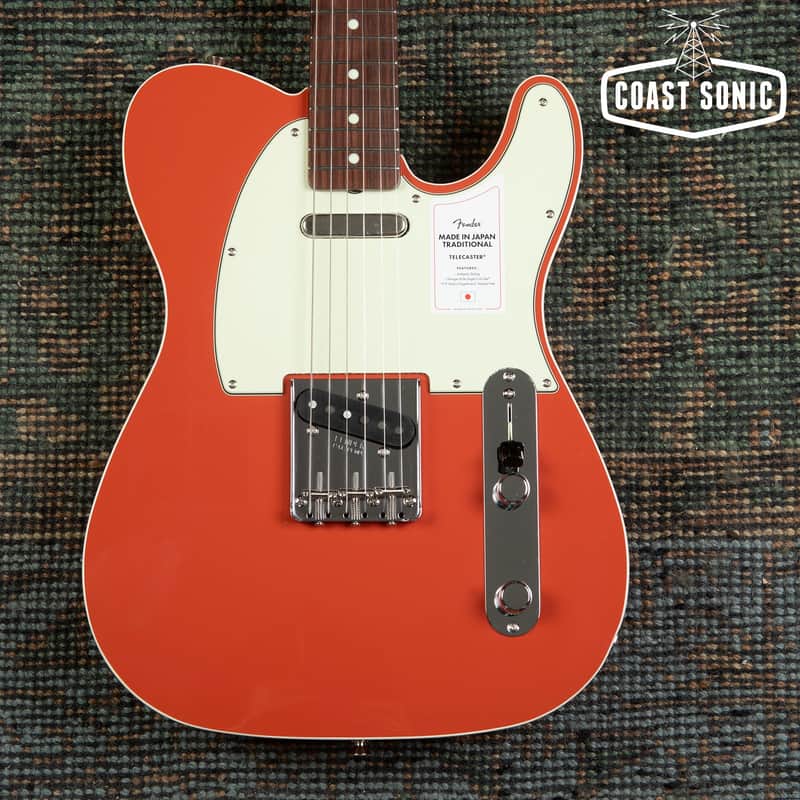 2025 Fender Traditional 60's Telecaster Fiesta Red Made in Japan image 1