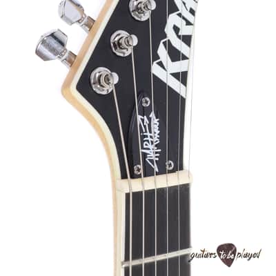 Kramer Nite V Plus Charlie Parra Signature Electric Guitar – Candy Apple Red image 9
