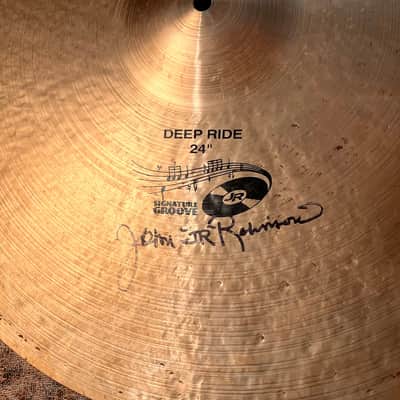 JR ROBINSON’S PERSONAL JR Robinson PAISTE Signature 24” Masters DEEP Ride SIGNED! 4274 g image 4
