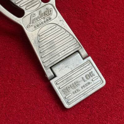 Ludwig Vintage Spur-lok Hi Hat Cymbal Stand w Clutch 70s - Chrome image 4