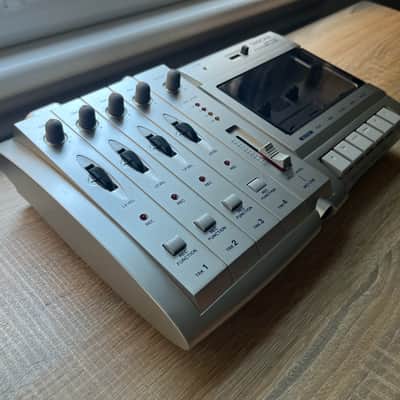 TASCAM MF-P01 Portastudio Multitrack Cassette Recorder - Silver (very good condition with original packaging, manual and AC adaptor) image 2