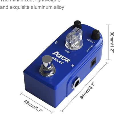 AZOR Delay Mini Pedal AP-306 image 2