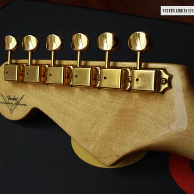 2001 Fender Custom Shop '61 Relic Stratocaster Neck - Rare Gold Tuners image 11