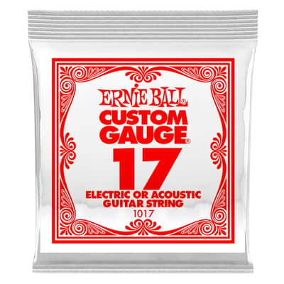 Ernie Ball 1017 Plain Steel .017 image 1