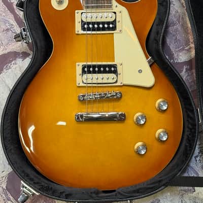 Epiphone Les Paul Classic Honeyburst w/ Case New Unplayed 8lbs10oz #390 image 6