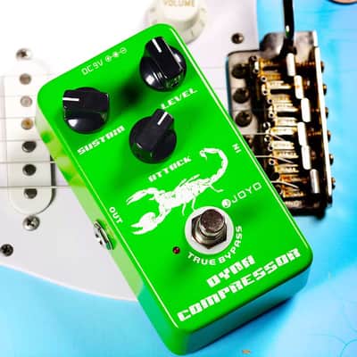 Joyo Dynamic Compressor Pedal Low Noise for Electric Guitar Bass True Bypass image 5
