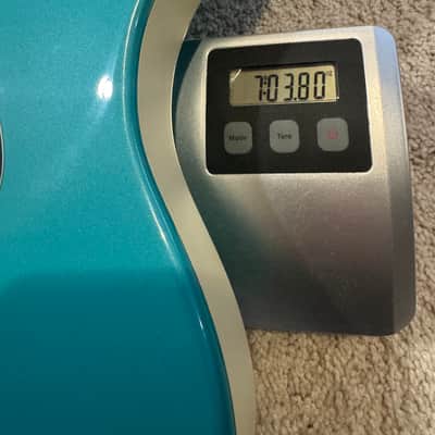 Danelectro Mod 7 (7-String) Early 2000s - Aqua Pearl image 19