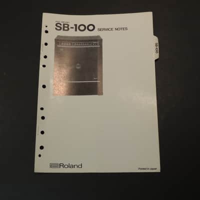 Roland SB-100 Service Notes  / Manual [Three Wave Music] image 1