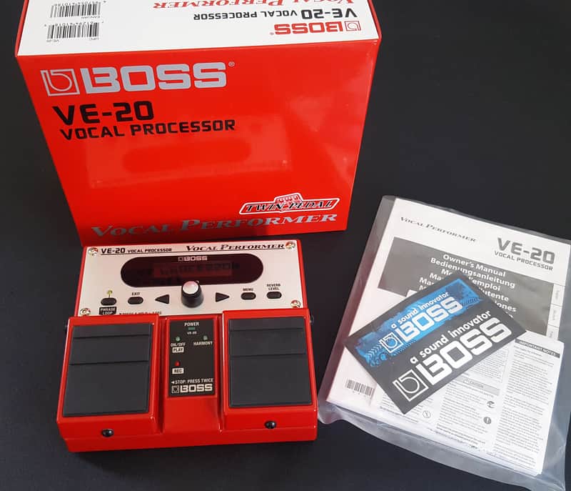 (New & Unused) Boss VE-20 Vocal Performer 2011 - Present - Red image 1