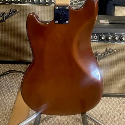 1975 Fender Mustang with Rosewood Fretboard - Walnut (Mocha) image 4