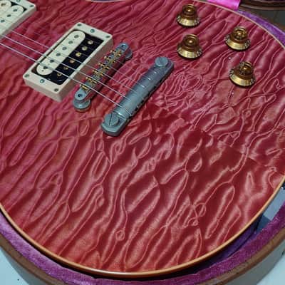 GIBSON CUSTOM SHOP 1959 LES PAUL Historic Collection PREMIUM GRADE (Yamano Exclusive) 2006 - Trans Pink  7A QM - Only 3 Made - image 9