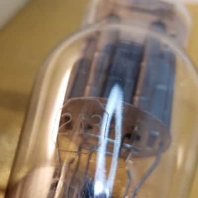 RCA 2% Tight Matched Pair (2) 2A3 AT1000 TESTED Vacuum Tubes black S plate hifi Power Triode 1936-1954 image 8