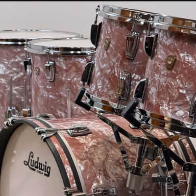 Ludwig Classic Maple. Rose Marine Pearl IS BACK. VINTAGE SPEC. 13/16/22 drum set image 4