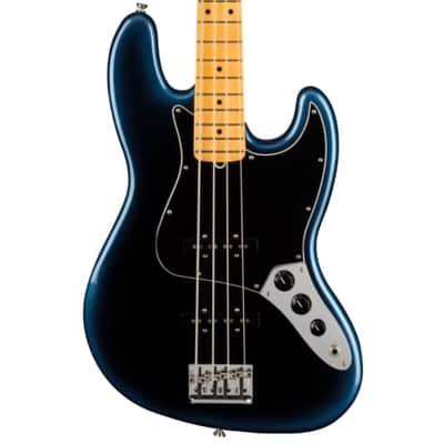 FENDER - AMERICAN PROFESSIONAL II JAZZ BASS MAPLE FINGERBOARD DARK NIGHT image 1
