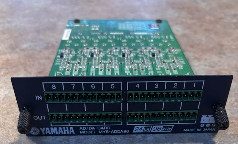 Yamaha MY8-ADDA96 8-Channel AD/DA Expansion Card (24-bit / 96kHz) 2007 image 1