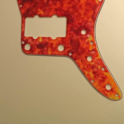 Pickguard Jazzmaster American Red Orange Tortoise Shell image 1