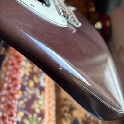 2005 Fender Highway One Stratocaster Cocoa Transparent image 4