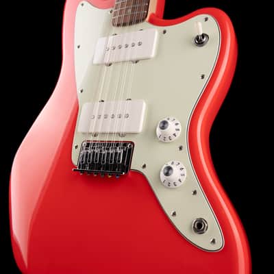 Pre Owned Squier Paranormal Jazzmaster XII Fiesta Red With Gig Bag image 5