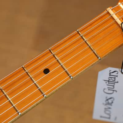1994 Fender Limited Edition 40th Anniversary 1954 Reissue Collectors Model Stratocaster w/ Maple FB Electric Guitar 2-Color Sunburst + COA OHSC image 10