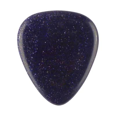 Blue Sandstone Stone Guitar Or Bass Pick - Specialty Handmade Gemstone Exotic Plectrum - 12 Pack New image 5