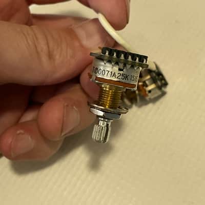 2015 USA Seymour Duncan Dino Cazares 7 String Black Bridge Position Active Humbucker Guitar Pickup & EMG Wiring Pots image 7