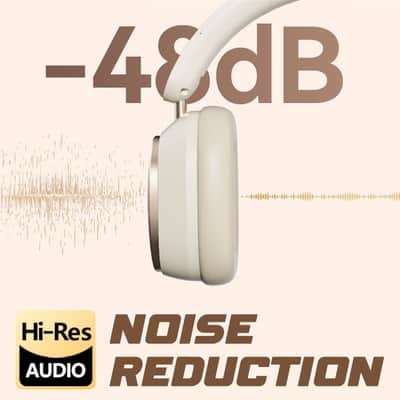 M12 Bluetooth Wireless Over-Ear Headphones with ANC Noise Cancellation, Long Battery Life image 3