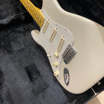 Left Handed Lefty Stratocaster Buzzcaster StratBuzz 2024 - Aged Cream Musikraft MJT image 7