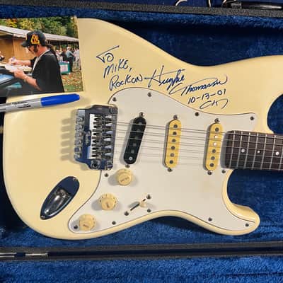 Fender Standard Stratocaster signed By Hughie Thomasson image 8