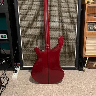 Rickenbacker 4001 1980 - Burgundy Red + Hipshot Bridge + Case image 10
