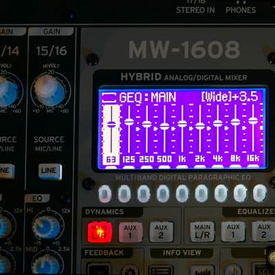 Korg MW1608 SoundLink 16-Channel 8-Bus Mixer. Mint! image 12