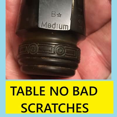 RARE SERIAL NUMBER ONLY ON 1ST YEAR SELMER AIR FLOW ( UNIQUE )SCROLL ALTO SAXOPHONE HARD RUBBER MOUTHPIECE LARGE CHAMBER B STAR FREE SHIP ORG. FACE EXCELLENT image 14