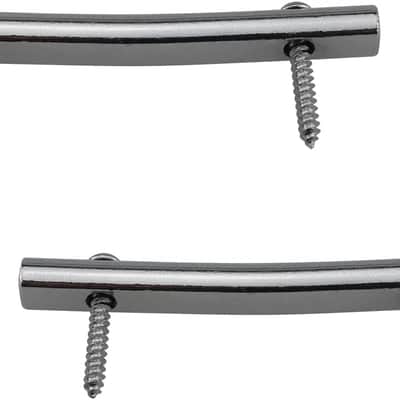 2PCS Guitar String Retainer Bar String Tension Bars Headstock String Trees Guitar String Retainer Bar for Floyd Rose Guitar, Silver image 3