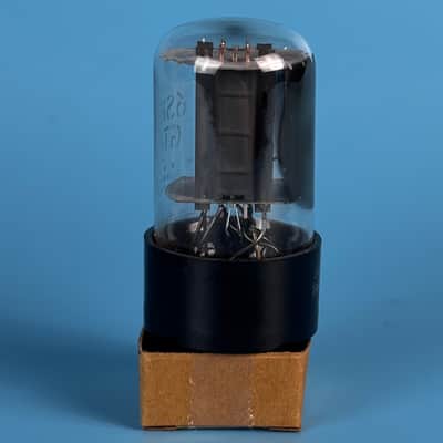 1963 General Electric 6SN7GT Vintage Grey Plated Vacuum tube! Tests GIF! T585 image 4