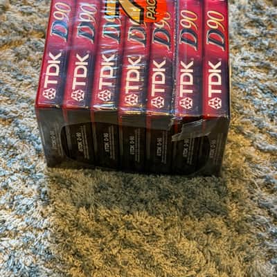 7 TDK D-90 D90 IEC Type I Normal Hi Output NOS Sealed 1980's Cassette Tapes image 1