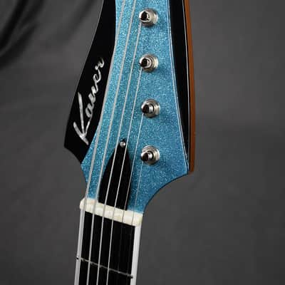 2023 Kauer Banshee Baritone Sky Blue Flake w/ Bigsby image 4