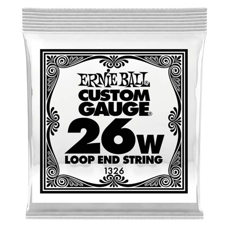 .026 Loop End Stainless Steel Wound Over Tin Plated Steel Core; Bright Crisp Tone + Longevity, Custom Gauge for Banjo, Mandolin, Dulcimer Guitar, etc. image 1