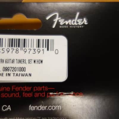 Fender Road Worn Guitar Machine Heads Nickel image 3