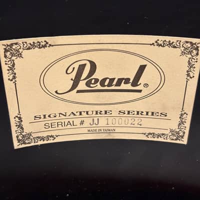 Pearl JJ1365 Joey Jordison Signature 13x6.5" Steel Snare Drum with SKB Padded Bag 2010s - Matte Black with Slipknot Logo image 6