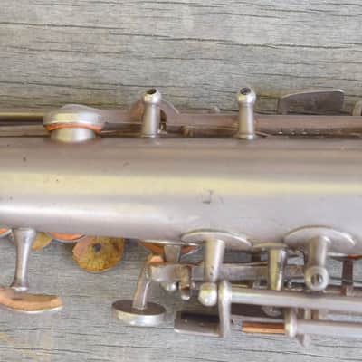 Buescher True Tone Soprano 1924 Silver Plated Sax Bild 8