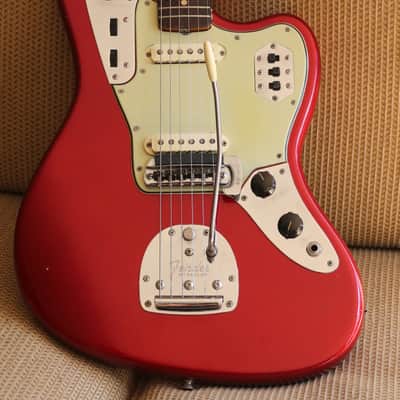 1964 Fender Jaguar  Candy Apple Red (FEE1182) image 1