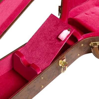 Gibson Lifton Historic Brown Hardshell Case, ES-335 Mottled Brown Tolex image 6