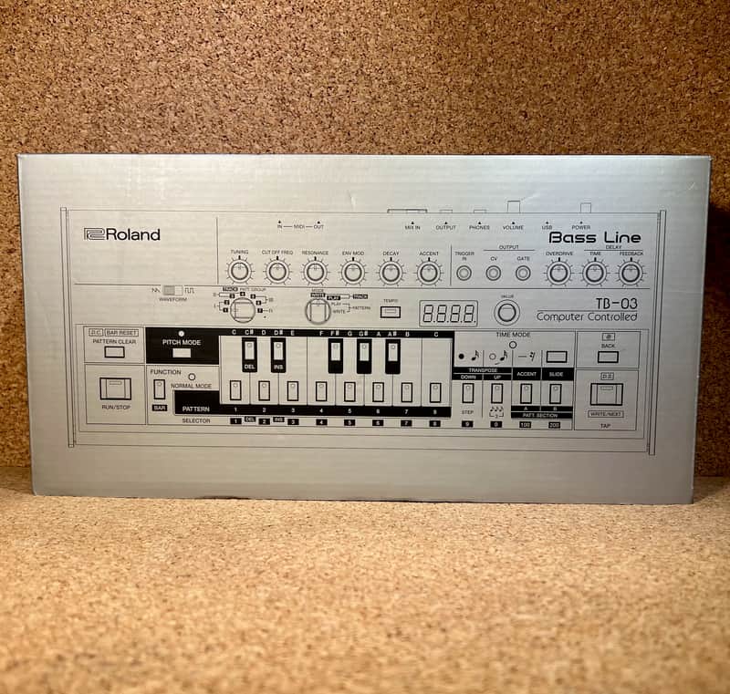 Roland TB-03 Boutique Series Synthesizer Module Bass Line Synthesizer 2016 – MINT – Warranty image 1