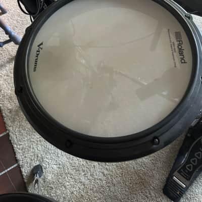 Roland TD-17KV-S W/Pearl Throne & Hi-Hat Stand Vic Firth Headphones image 15