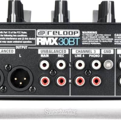 Reloop RMX-30 BT 3-channel Bluetooth DJ Mixer (RMX30BTd1) image 6