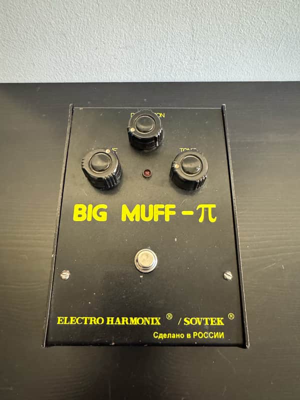 Electro-Harmonix - Sovtek - BLACK Big Muff Pi [V7 1st Ed. - Bubble Font] 1990s image 1