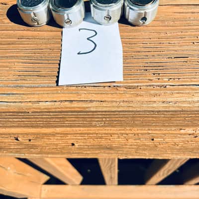Peavey vintage 70s aluminum set-screw knobs (lot of 4) image 2