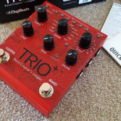 (Limited Edition) DigiTech TRIO Plus Band Creator + Looper 2010s - Red image 6